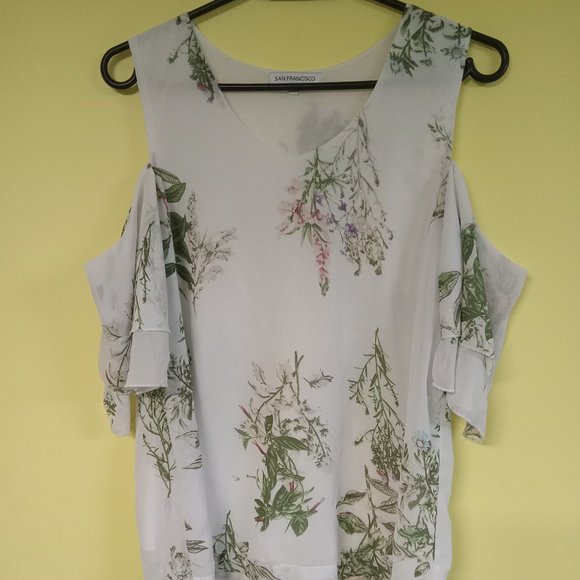 SAN FRANCISCO Off-shoulder blouse small - Picture 1 of 6